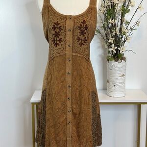 NWT Embroidered Dress